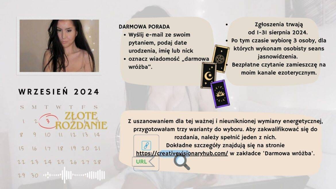Darmowa wróżba Jasnowidz Vanessa